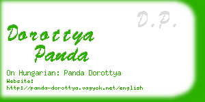 dorottya panda business card